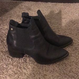 Black ankle booties